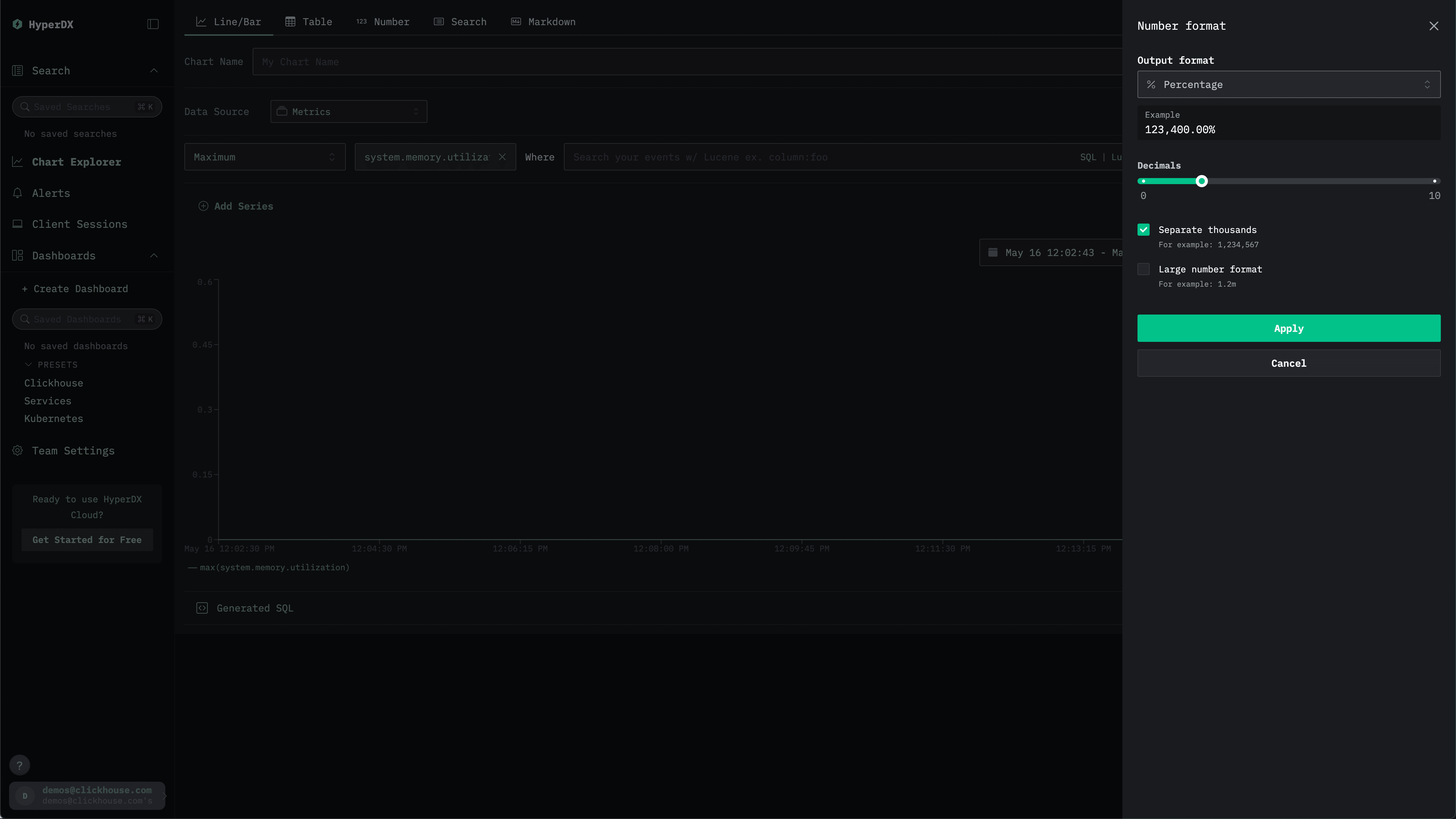 Number format